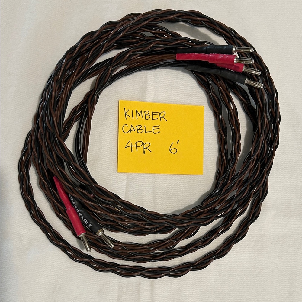 Kimber Cable 4PR 6' Speaker Cable